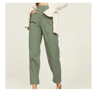 Pistola High Rise Tammy Trouser Colonel Green Size 29